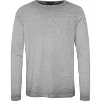 11 Project Longsleeve "Longsleeve PRSeverinus", Herren, Gr. L, grau (mid grau), Obermaterial: 100% Baumwolle CO., Shirts Longsleeve