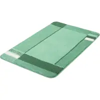 Kleine wolke Badematte "Padova, Badvorleger, Badezimmer Teppich", grün (maledivia), H:20mm, Kunstfaser, Badematten, Badematte, Badteppich, modernes Design, mit Bordüre, Kundenliebling
