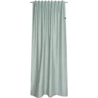 Schöner Wohnen Vorhang "Soft" Gr. 1, grün (hellgrün), B:130cm H:250cm, Jacquard, Polyester, SCHÖNER WOHNEN-KOLLEKTION, Gardinen, Vorhang, mit Lederapplikation