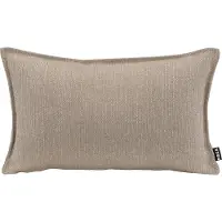 Hock Dekokissen H.O.C.K. "Mali", grau (taupe, unifarben), B:30cm H:10cm L:50cm, Polyester, Dekokissen_Sitzkissen_Kissenhüllen, Dekokissen, einfarbig, Kissenhülle mit Füllung, 1 Stück