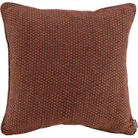 Hock Dekokissen H.O.C.K. "Lima", braun (braun, bedruckt), B:50cm H:10cm L:50cm, Baumwolle, Dekokissen_Sitzkissen_Kissenhüllen, Dekokissen, mit feinem Muster, Kissenhülle mit Füllung, 1 Stück