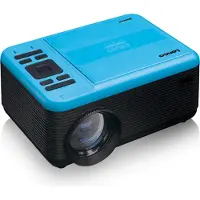 Lenco LPJ-500BU LCD-Beamer mit DVD-Player Full HD HDMI USB bis 250 cm Bild Blau