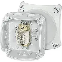Hensel 62000172 Reihenklemmenkasten, 5 Klemmen WKM 2,5 qmm, mit Außenlaschen RK 0205 T