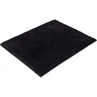 Vossen Badematte "Timeless", schwarz, H:10mm, Polyacryl, Badematten, Badematte