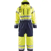 Blakläder High Vis Winteroverall High Vis Gelb/Mittelgrau 6763 1977, Farbe:gelb/marineblau, Größe:D116 (D29)