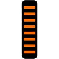 Rrp Proguard Kabelbinder – vorne – Aufkleber – Standard – orange