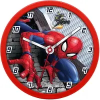 Kids Euroswan Spiderman Spiderman Wanduhr Rot Rot One Size