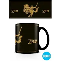 Pyramid The Legend Of Zelda Thermobecher Mit Silhouette Und Karte 315ml