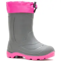 Kamik Winterstiefel "SNOBUSTER B" in Dunkelgrau/Magenta | Gr.: 28,5