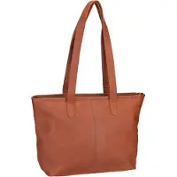 The Chesterfield Brand Laptoptasche Schultertasche mit Laptopfach Monza Shopper Cognac terracotta