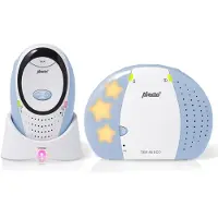Alecto DBX-85 Eco DECT-Babyphone Full Eco Empfindlichkeit einstellbar Weiß Blau