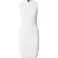 Armani Exchange für Damen. 8NYA9AYMH6Z1130 Weißes Strickkleid (L), Lässig, Viskose, Ärmellos / Hosenträger
