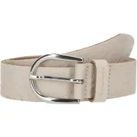 Tamaris Ledergürtel , Damen, Gr. 105, beige (creme), Rindsleder, Gürtel Ledergürtel, schiemernde Prägung im Animal-Design