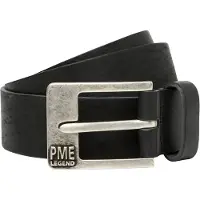 PME Legend Ledergürtel "PME FAR WEST BELT", Herren, Gr. 100, schwarz, Rindsleder, Gürtel Ledergürtel