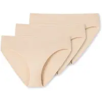 Schiesser Damen Slips 3er Pack - Jazz-Pants, Cotton Essentials, Basic, Stretch