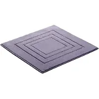 Vossen Badematte "Feeling" Gr. 2, gelb (shadow), H:10mm, Baumwolle, Badematten, Badematte, Badteppich, Uni-Farben, mit Bordüre, Hoch-Tief Effekt, reine Baumwolle