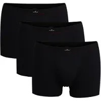 Götzburg Boxershorts GÖTZBURG "Boxershort 3er Pack", Herren, Gr. M, schwarz, Obermaterial: 95% Baumwolle CO. 5% Elasthan EL., Unterhosen Boxershorts