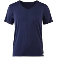 Bruno Banani "CHECK LINE 2.0" Pique Optik, Kurzarm, V-Neck, Cotton-Mix