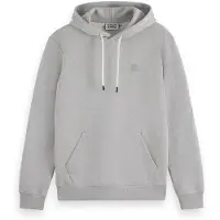 Scotch & Soda Core - Logo Hoodie Light Pastel Grey Größe: S | Kaputzenpullis Outlet | Herren | Grau