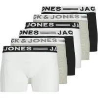 Jack & jones JACK&JONES Jungen Boxershorts, 6er Pack - SENSE TRUNKS, Baumwoll-Stretch, Logobund