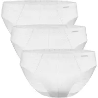 Ammann Slip "Slip Cotton & More Mini Slip 3P 3er Pack", Herren, Gr. L, weiß, Obermaterial: 57% Modal CMD. 35% Baumwolle CO. 8% Elasthan EL., Unterhosen Slip