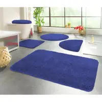 Kinzler Badematte "Chaozhou", rutschhemmend beschichtet, fußbodenheizungsgeeignet, Badteppich, Uni Farben, weich, als rechteckig, rund & Set erhältlich