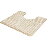 Kleine wolke Badematte "Chelsea", rutschhemmend beschichtet, fußbodenheizungsgeeignet, Badteppich, modernes Design, gestreift