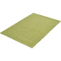 Kleine wolke Badematte "Punto, Badvorleger, Badezimmer Teppich", grün (dill), H:5mm, Baumwolle, Badematten, Badematte, Badteppich, Uni Farben, Oberfläche reine Baumwolle