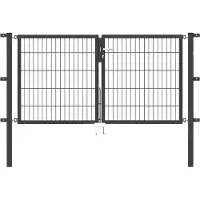 Alberts Zaundoppeltür "Flexo" 200 cm Breite, in versch. Höhen