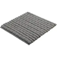 Kleine wolke Badematte "Avera, Badvorleger, Badezimmer Teppich", grau (schiefer), H:50mm, Baumwolle, Polyester, Badematten, Badematte, Badteppich, Uni Farben, handgewebt, quadratisch & rechteckig
