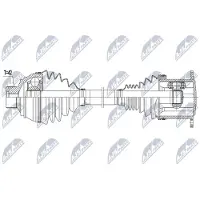 NTY NPW-AU-036 Antriebswelle Vorne Links Vorne Rechts für AUDI A4 B9 Avant (8W5, 8WD) A5 Sportback (F5A) A4 B9 Limousine (8W2, 8WC) A5 Coupe (F53)