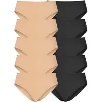 Petite fleur Jazz-Pants Slips 10er-Pack, aus elastischer Baumwolle