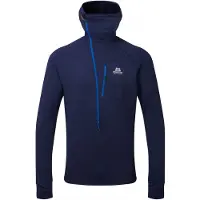 Mountain Equipment Eclipse Hooded Mens Zip T medieval blue (ME-01596) XXL