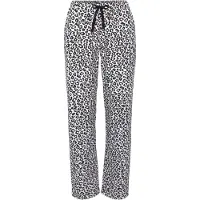 Vivance Pyjamahose DREAMS, Damen, Gr. 40/42, N-Gr, schwarz-weiß (schwarz, weiß gemustert), Single Jersey, Obermaterial: 100% Baumwolle, lang, Hosen Pyjamahose, mit Schwarz-Weiß-Druck