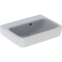 Geberit Handwaschbecken Renova Plan 50x38cm, o HL, m asymetrischem ÜL, we.