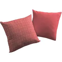 Adam Audio Dekokissen ADAM "Graphic Ventus", rot (dunkelrot, gemustert), B:40cm L:40cm, Baumwolle, Dekokissen_Sitzkissen_Kissenhüllen, Dekokissen, mit feiner Struktur, Wendekissenhülle ohne Füllung, 1 Stück