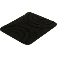 Kleine wolke Badematte "Bow", rutschhemmend beschichtet, fußbodenheizungsgeeignet, Badteppich, Uni Faben, Hoch/Tief Effekt