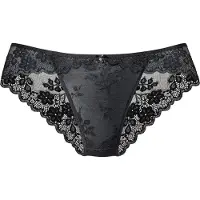 Vivance Slip "Julia" aus zarter Jacquardspitze mit edlem Accessoire