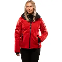 Luhta Damen Skijacke, wasserdicht, windabweisend, atmungsaktiv, 4-Wege-Stretch, Daunenimitat