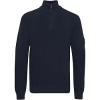 Indicode Troyer "Troyer IDRevillan", Herren, Gr. L, blau (navy), Obermaterial: 46% Baumwolle CO recyc.. 34% Baumwolle CO. 20% Polyester PES., Pullover Troyer