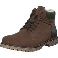 Rieker Winterstiefelette , Herren, Gr. 45, Schurwolle, braun, Lederimitat, Textil, used, Schuhe Winterstiefelette, mit TEX-Membran
