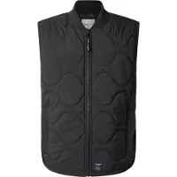 Pepe Jeans für Herren. PM403069 Manu Weste schwarz (S), Lässig, Polyester