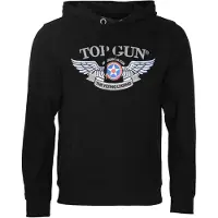 TOP GUN Hoodie "Hoodie TG22025", Herren, Gr. 3XL, schwarz, Obermaterial: 85% Baumwolle CO. 15% Polyester COOLMAX PES(Coolmax)., Pullover Hoodie