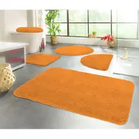 Kinzler Badematte "Chaozhou", rutschhemmend beschichtet, fußbodenheizungsgeeignet, Badteppich, Uni Farben, weich, als rechteckig, rund & Set erhältlich