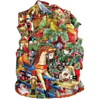 Sunsout Puzzle Weihnachten Holiday Havoc 1000 Teile Lori Schory