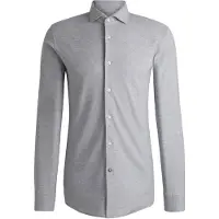 BOSS Slim-Fit Jersey-Hemd aus Baumwoll-Piqué