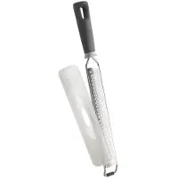 Metaltex Maximo Diamantreibe aus Inox-Edelstahl, Hitzebeständiger Hobel mit extra dickem und ergonomischem Griff, 1 Stück, fein