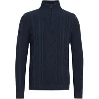 11 Project Troyer "Troyer PRJamelien", Herren, Gr. XXL, blau (insignia blau melange), Obermaterial: 100% Baumwolle CO recyc.., Pullover Troyer
