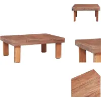 vidaXL Couchtisch 60x45x23 cm Altholz Massiv - Couchtische