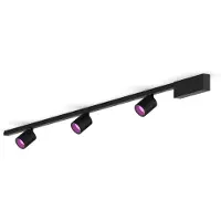 Philips Hue Perifo Basis-set Gerade Deckenleuchte Schwarz (3 Spots)